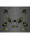 Kit deco side edition (Black/Fluo Yellow) - Idgrafix - Polaris Sportsman XP 1000 (after 2018)