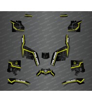 Kit deco lado edición (Negro/Amarillo Fluo) - Idgrafix - Polaris Sportsman XP 1000 (después de 2018)