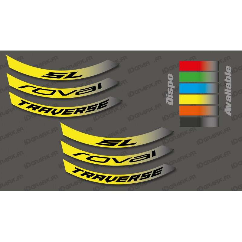 Kit Stickers Jante Roval Traverse SL Idgrafix