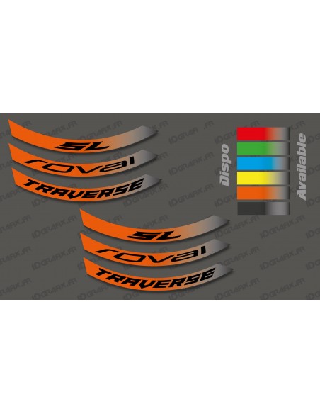 Kit Stickers Rim Roval Traverse SL Kit Stickers Rim Roval Traverse SL