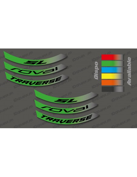 Kit Stickers Rim Roval Traverse SL Kit Stickers Rim Roval Traverse SL