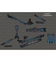 Kit deco di Carbonio, Edizione Completa (Blu) - Specializzata Levo Carbonio
