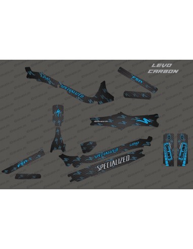 Kit déco Carbone Edition Full (Bleu) - Specialized Levo Carbon