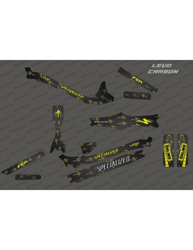 Kit déco Carbone Edition Full (Jaune) - Specialized Levo Carbon