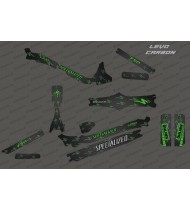 Kit deco di Carbonio, Edizione Completa (Verde) - Specializzata Levo Carbonio