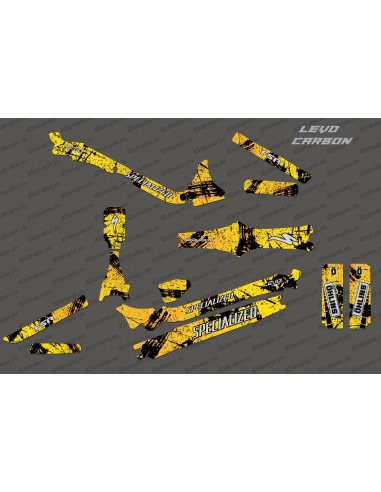 Kit deco Brush Edition Full (Yellow) - Specialized Levo Carbon