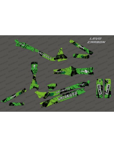 Kit deco Brush Edition Full (Green) - Specialized Levo Carbon