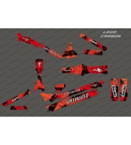Kit deco Pennello Edizione Completa (Rosso) - Specializzata Levo Carbonio
