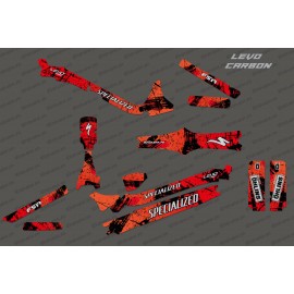 Kit deco Brush Edition Full (Red) - Specialized Levo Carbon - IDgrafix