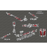Kit deco Camo Edizione Completa (Rosso) - Specializzata Levo Carbon