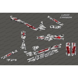 Kit deco Camo Edition Full (Red) - Specialized Levo Carbon - IDgrafix
