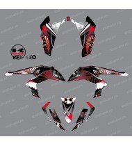 Kit decoration Reptile Red - IDgrafix - Kawasaki KFX 450R