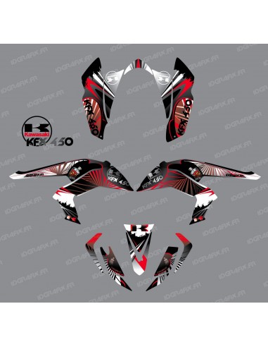 Kit decoration Reptile Red - IDgrafix - Kawasaki KFX 450R