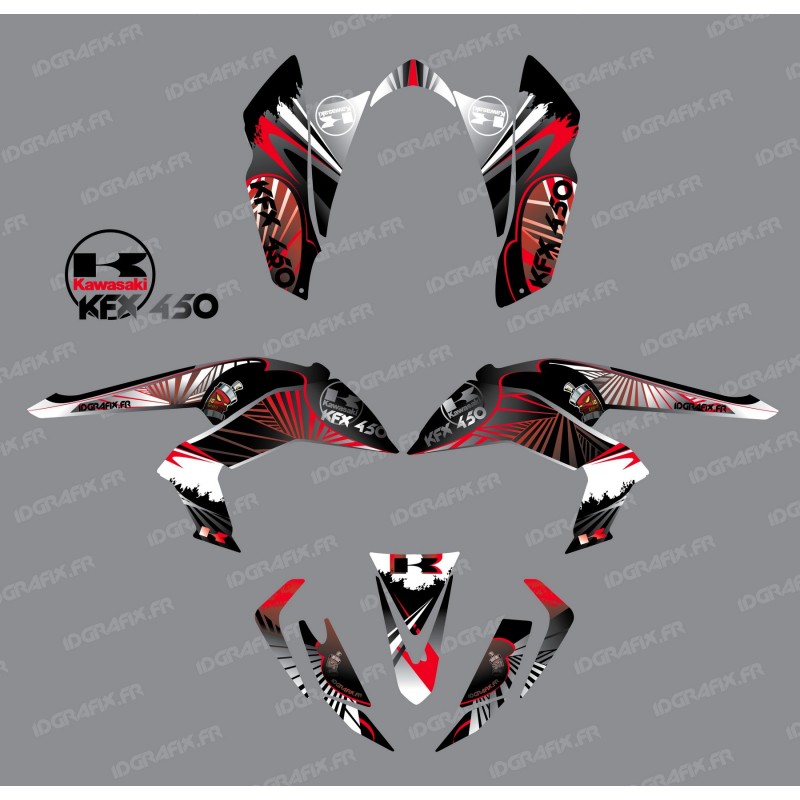 Kit dekor Reptil Rot - IDgrafix - Kawasaki KFX 450R