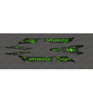 Kit deco de Carbono Edición de la Luz (Verde) - Especializado Levo de Carbono