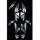 Kit dekor-Flash-Blau - IDgrafix - Yamaha 700 Raptor