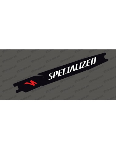 Sticker protection Batterie - Black edition (Blanc/rouge) - Specialized Turbo Levo/Kenevo