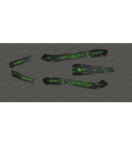 Kit déco Carbone Edition Light (Vert) - Specialized Kenevo