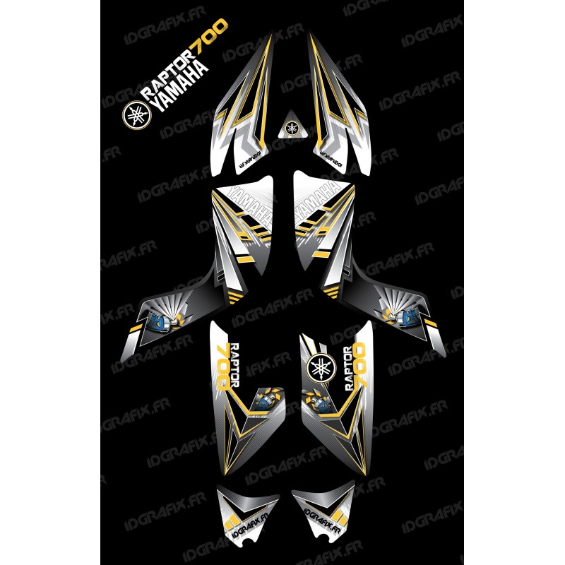Kit decorazione Flash Giallo - IDgrafix - Yamaha 700 Raptor