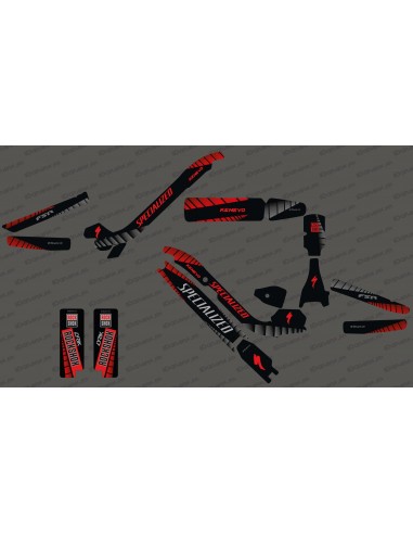 Kit deco GP Edizione Completa (Rosso) - Specializzata Kenevo