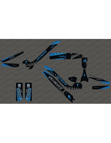 Kit deco GP Edición Completa (Azul) - Especializado Kenevo