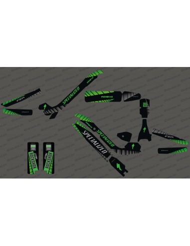 Kit déco GP Edition Full (Vert) - Specialized Kenevo