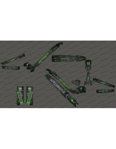Kit deco Carbon Edition Full (Green) - Specialized Kenevo