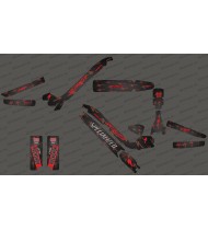 Kit deco di Carbonio, Edizione Completa (Rosso) - Specializzata Kenevo