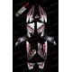 Kit décoration Flash Rouge - IDgrafix - Yamaha 700 Raptor - Idgrafix