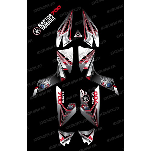 Kit decorazione Rosso Flash - IDgrafix - Yamaha 700 Raptor