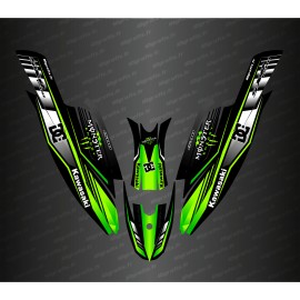 Kit decoration 100% Custom DC (Green) for Kawasaki SXR 1500 - IDgrafix