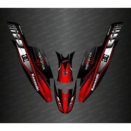 Kit decoration 100% Custom DC (Red) for Kawasaki SXR 1500 - IDgrafix