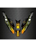 Kit decoration 100% Custom DC (Yellow) for Kawasaki SXR 1500