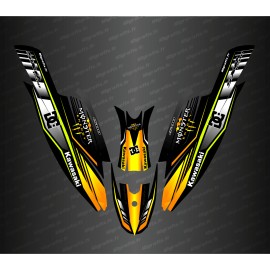 Kit decoration 100% Custom DC (Yellow) for Kawasaki SXR 1500 - IDgrafix