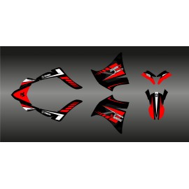 Kit deco 100% Custom Akrapovic (Red) for Yamaha 660 XT (2000-2007) - IDgrafix