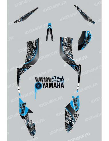 Kit decoration Tag Blue - IDgrafix - Yamaha 250 Raptor