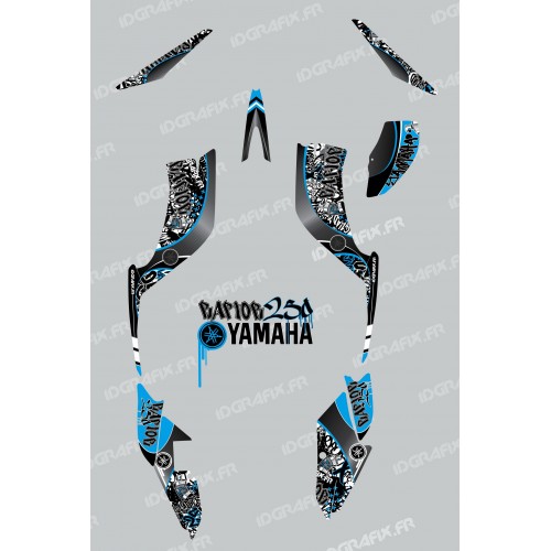 Kit decoration Tag Blue - IDgrafix - Yamaha 250 Raptor