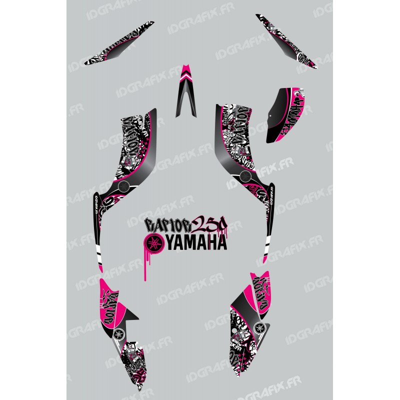 Kit dekor Rosa Tag - IDgrafix - Yamaha 250 Raptor