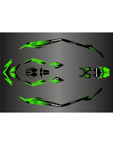 Kit Luce della decorazione di Monster Edition (Verde) per Seadoo Scintilla