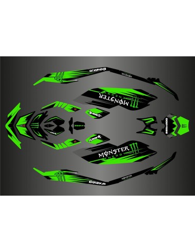 Kit decoration, Full Monster Edition (Green) for Seadoo Spark