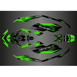 Kit décoration Full Monster Edition (Vert) pour Seadoo Spark