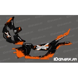 Kit decoration Splash Series (Orange) - Idgrafix - Can Am Maverick X3 - IDgrafix