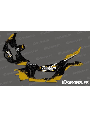 Kit de decoració Splash Sèrie (Or) - Idgrafix - Am Maverick X3 -idgrafix