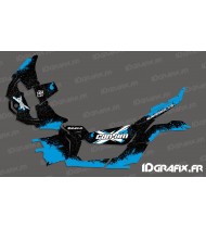 Kit de decoració Splash Sèrie (Blau) - Idgrafix - Am Maverick X3 -idgrafix
