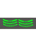 Kit Aufkleber (Neon Grün) Felge Roval Traverse SL