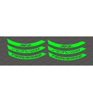Kit Adhesius (de color Verd Fluorescent) Rim Roval Travessar SL -idgrafix