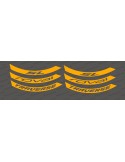 Kit Aufkleber (Neon-Orange) Felge Roval Traverse SL