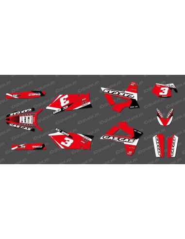 Kit déco Red Edition pour Gas Gas EC / MX / MC