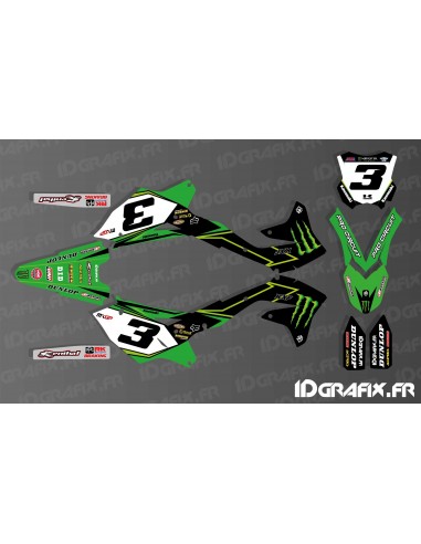 Kit déco Eli Tomac 17 Réplica pour Kawasaki KX/KXF