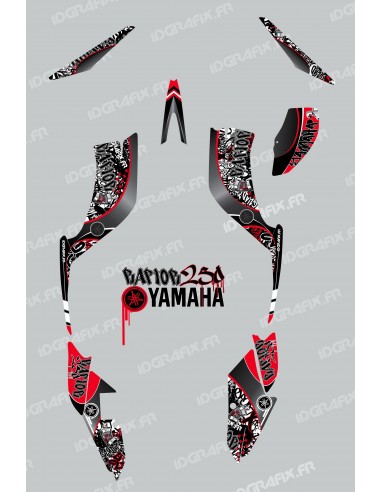 Kit décoration Tag Rouge - IDgrafix - Yamaha 250 Raptor